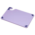 San Jamar Saf-T-Grip Plastic Cutting Board with Safety Hook, 6" x 9" x 0.375", Black