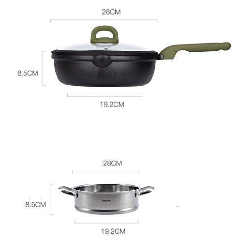 Aluminum Alloy Nonstick Cookware Set with Thick Base