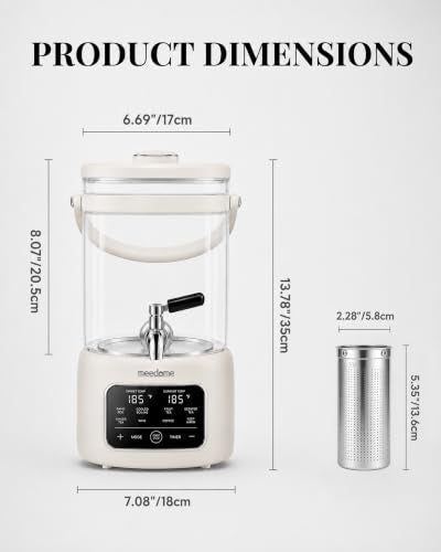 Meedome 3L Electric Kettle & Beverage Dispenser with Infuser