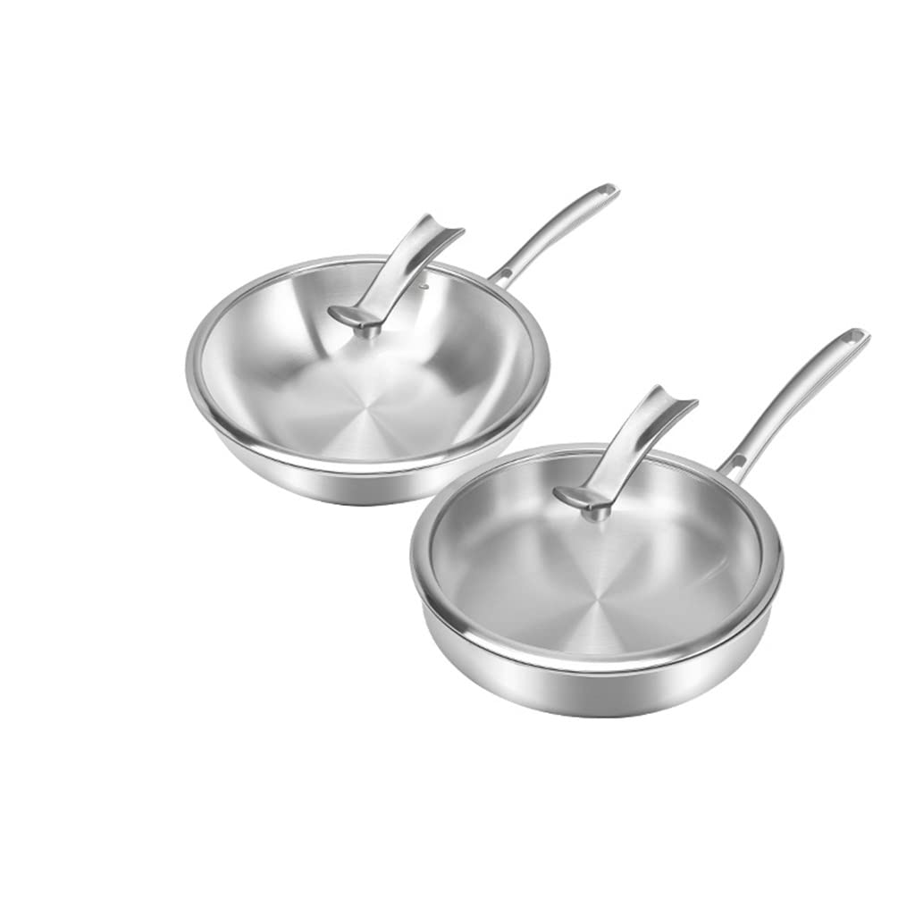 MIIKHI 316 Stainless Steel Cookware & Frying Pan Set