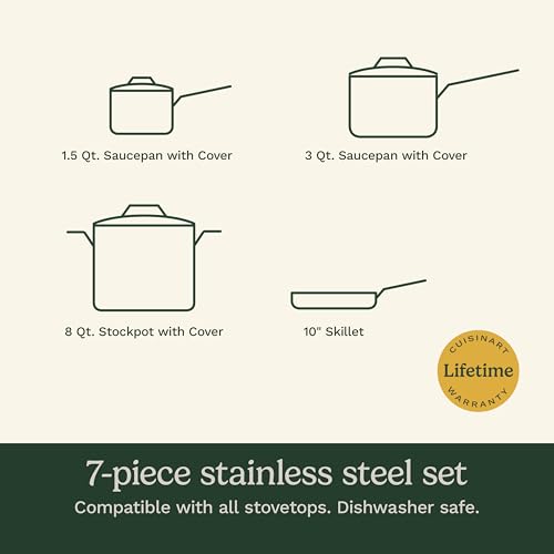 Cuisinart Chef's Classic Stainless Steel Cookware Set