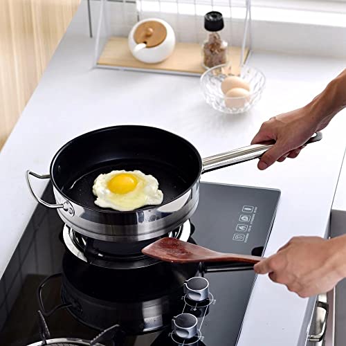 12-Piece Stainless Steel Cookware Set with Glass Lids