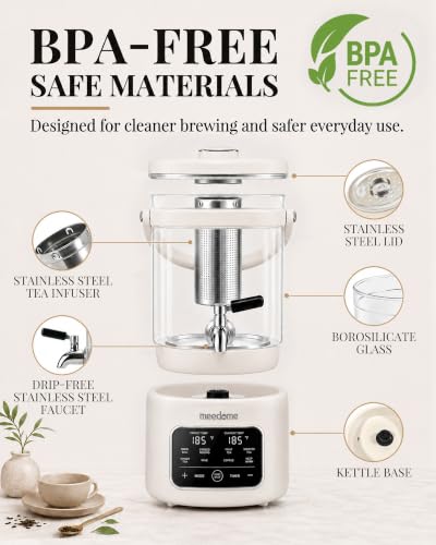 Meedome 3L Electric Kettle & Beverage Dispenser with Infuser