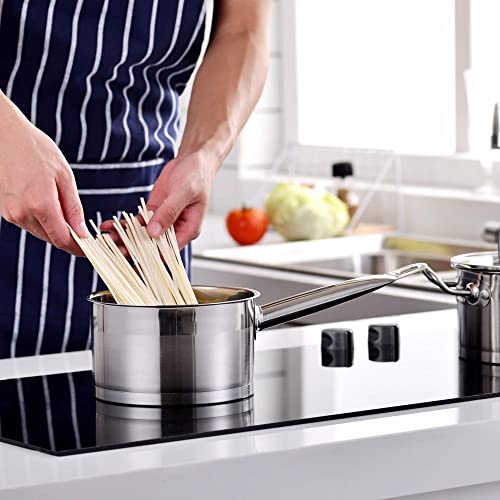12-Piece Stainless Steel Cookware Set with Glass Lids