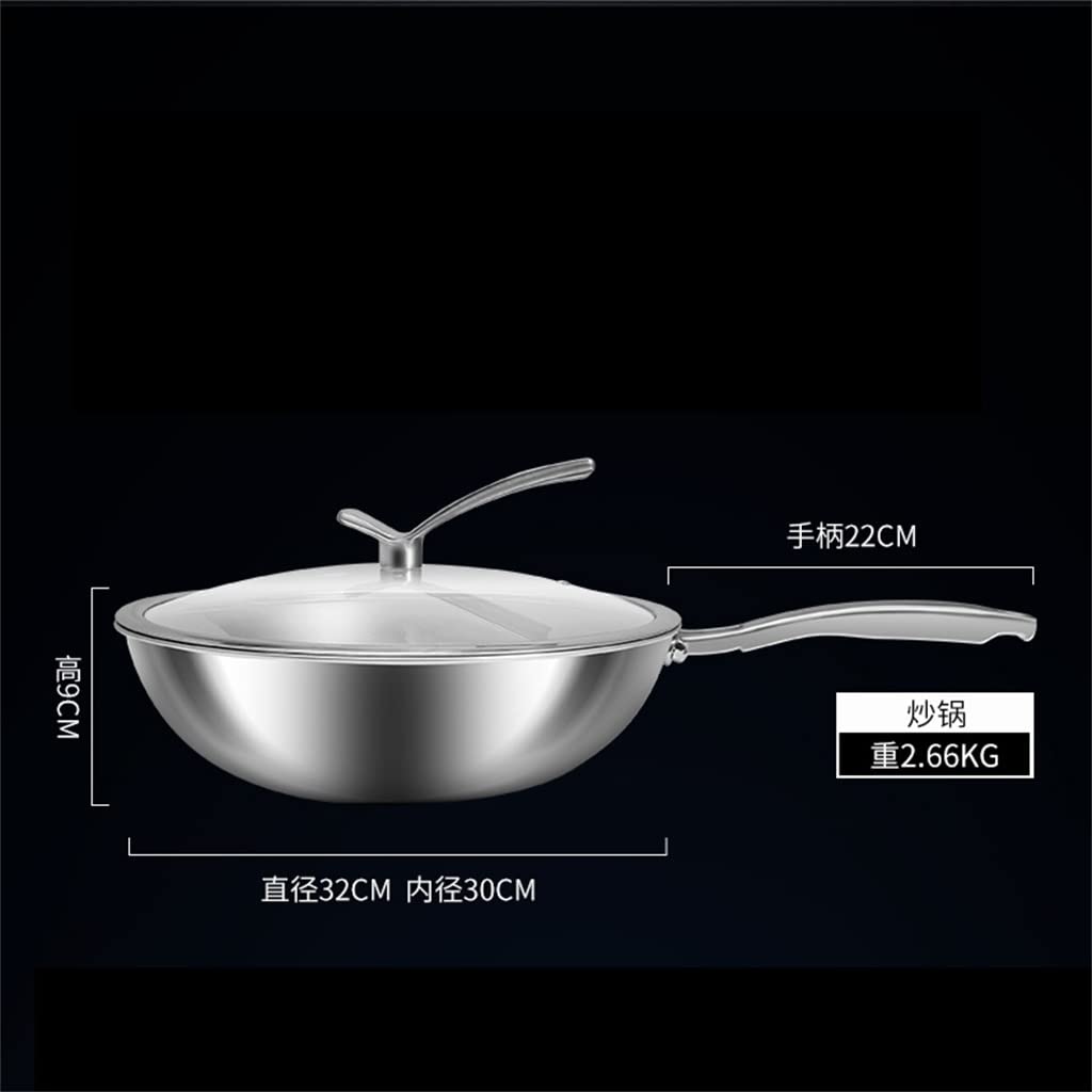 MIIKHI 316 Stainless Steel Cookware & Frying Pan Set
