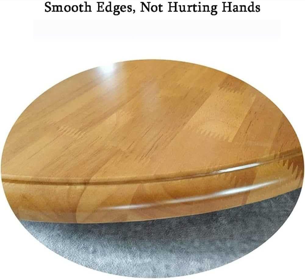 360° Turntable Rotating Wooden Serving Tray for Kitchen & Dining Table Sturdy & Spacious Perfect for Entertaining & Serving at Large Gatherings