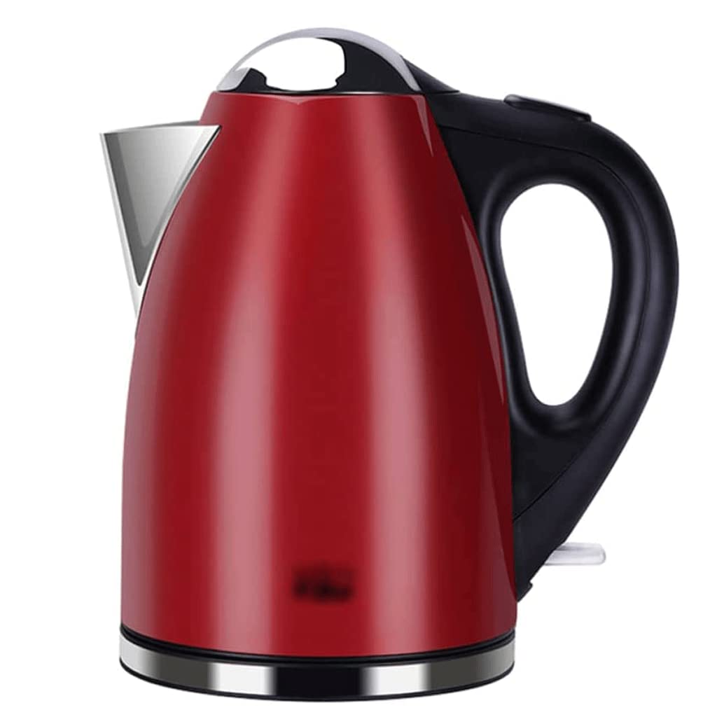 Electric Kettles Stainless Steel Electric Kettle Fast Boiling Kettle Boile Anti-scalding Design Cordless Electric Hot Water Boiler 1.7l ease of use (Red a)