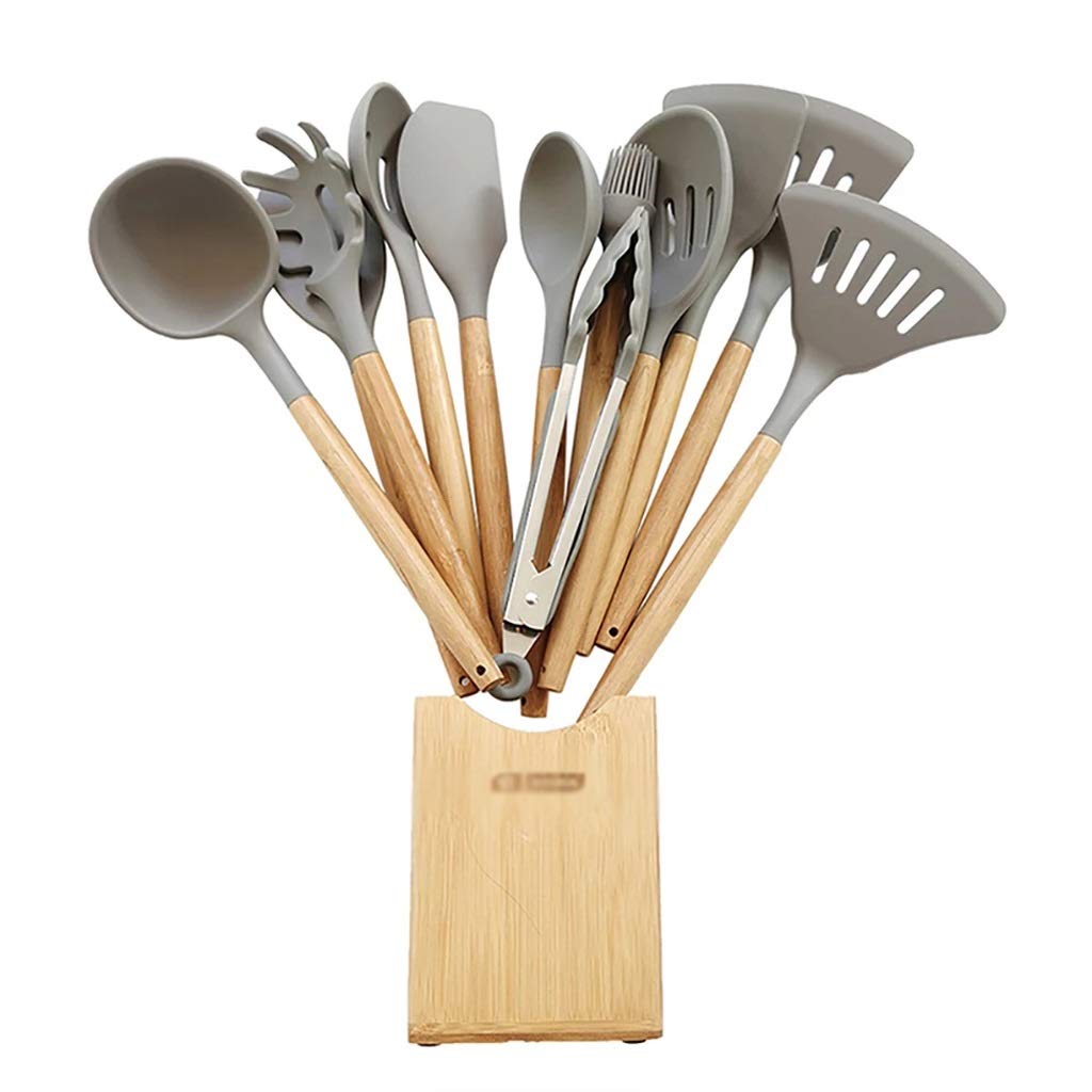 14-Piece Silicone Kitchen Utensil & Cooking Tool Set