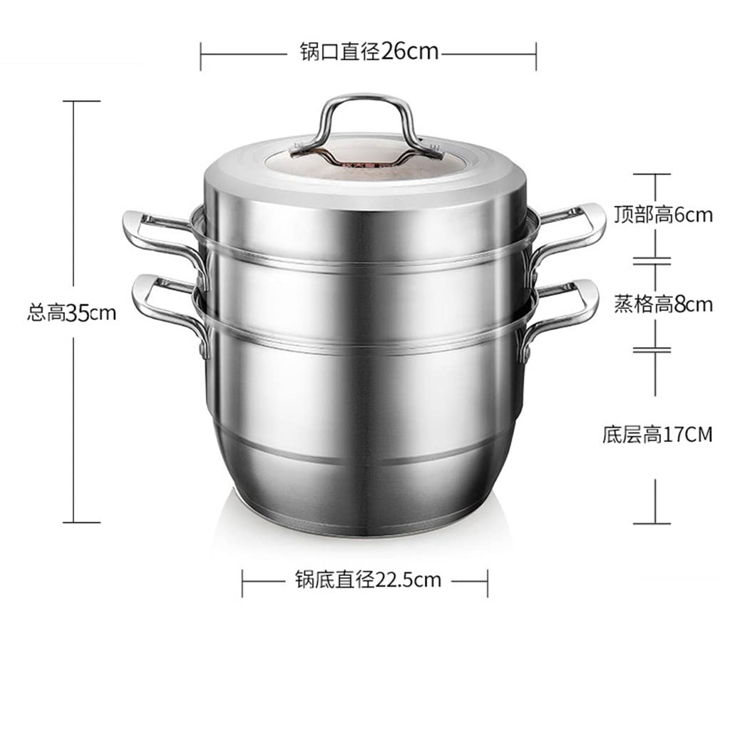 MIIKHI Stainless Steel Nonstick Induction Cookware Set