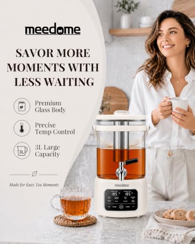 Meedome 3L Electric Kettle & Beverage Dispenser with Infuser