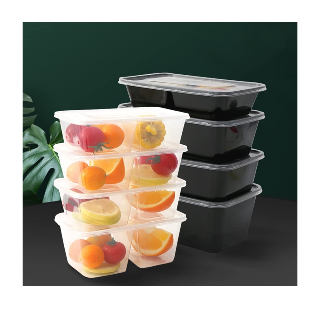AGYH 300-Pack 2-Compartment Meal Prep Containers with Lids