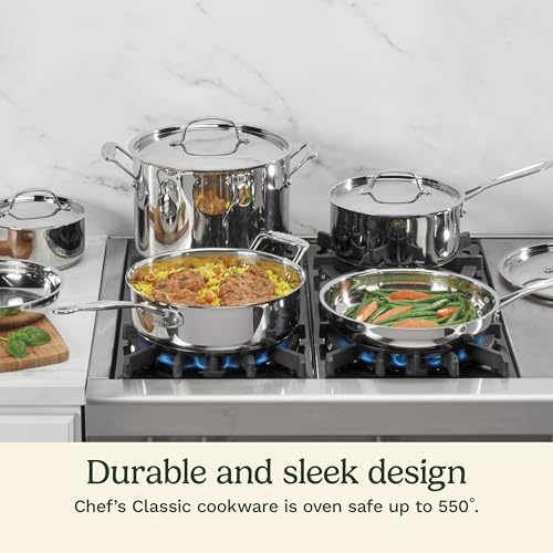 Cuisinart Chef's Classic Stainless Steel Cookware Set