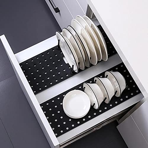 Adjustable Telescopic Dish & Plate Drying Rack Organizer
