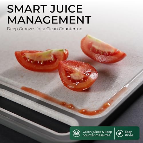 Stainless Steel Cutting Board with knife sharpner, Bench Scraper, Non-toxic