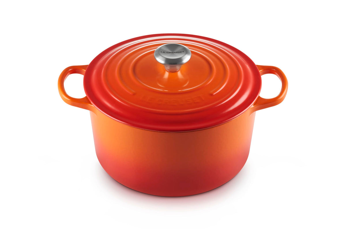 Le Creuset Enameled Cast Iron Signature Deep Round Oven, 6.5 qt., Licorice