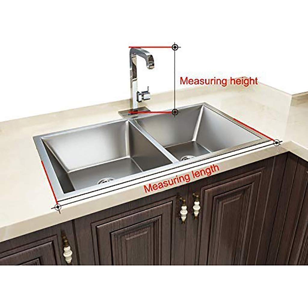 Stainless Steel Over-the-Sink Dish Drying Rack Organizer