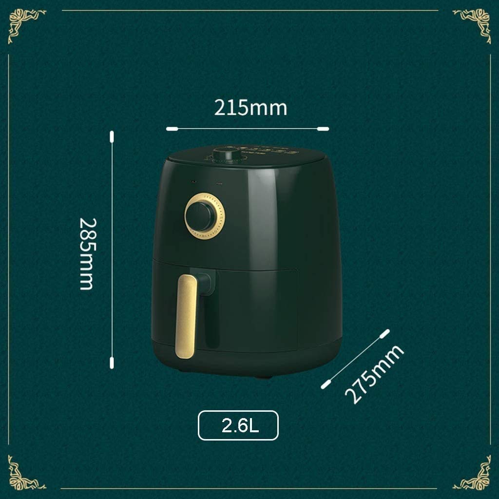 Easy-Clean Oil-Free Air Fryer Oven with Dual Knob Controls