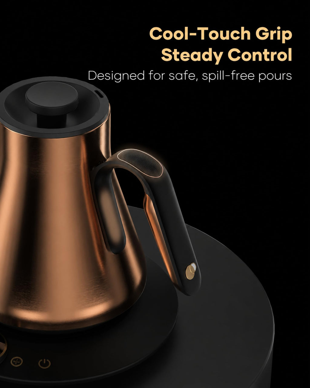 Cocinare FLOW B9 Gooseneck Electric Kettle ±1°F Temperature Control