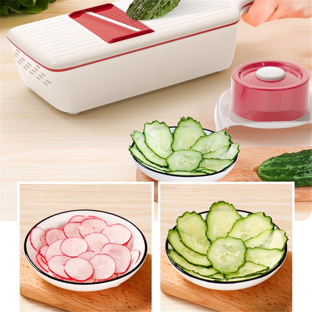 HBJWOV Manual Vegetable Cutter & Radish Grater Kitchen Tool