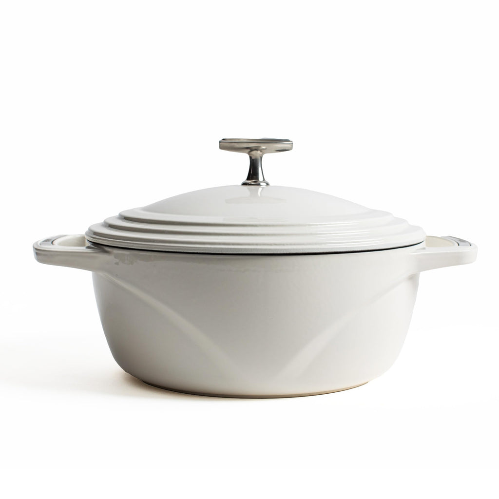 Lodge USA Enamel Dutch Oven in Cherry Red