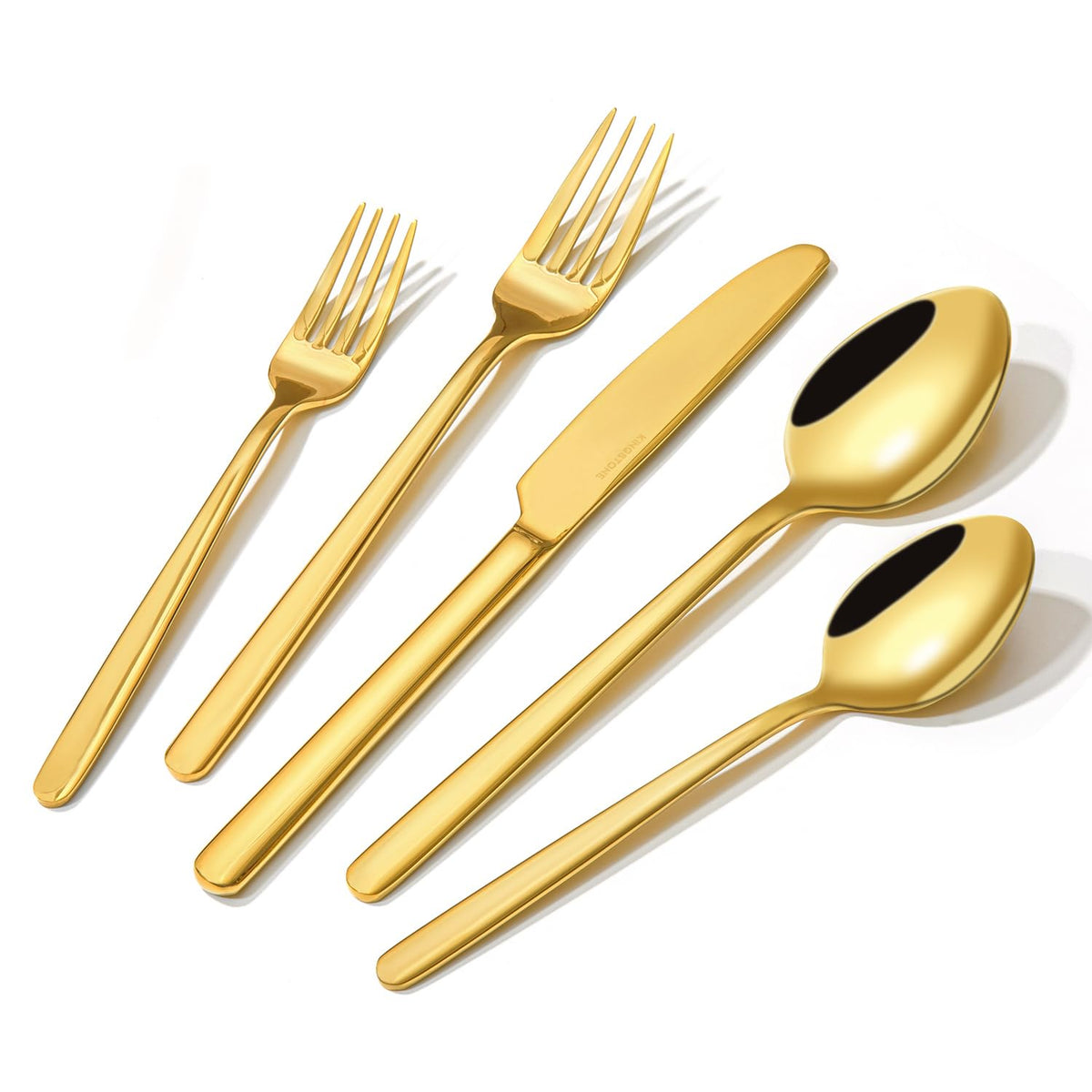KINGSTONE Silverware Set, Flatware Cutlery Set