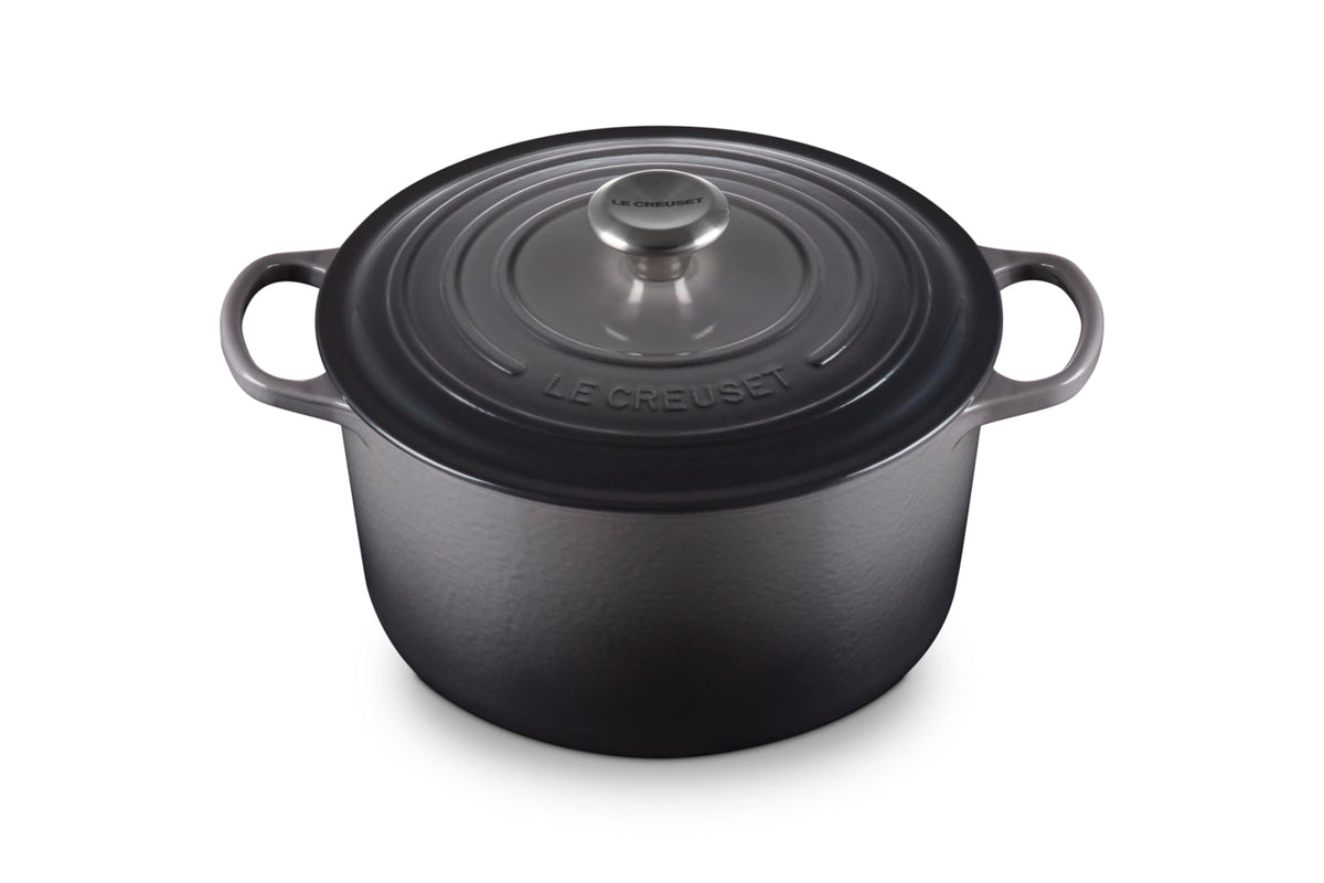 Le Creuset Enameled Cast Iron Signature Deep Round Oven, 6.5 qt., Licorice