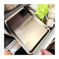 Stainless Steel Baking Pans Set - Metal Cookie Tray & Sheet Cake Pan for Toaster Oven, Perfect for Lasagna, Brownies & Casseroles, Dishwasher Safe (58x36.5x9cm/22.8x14.4x3.5)