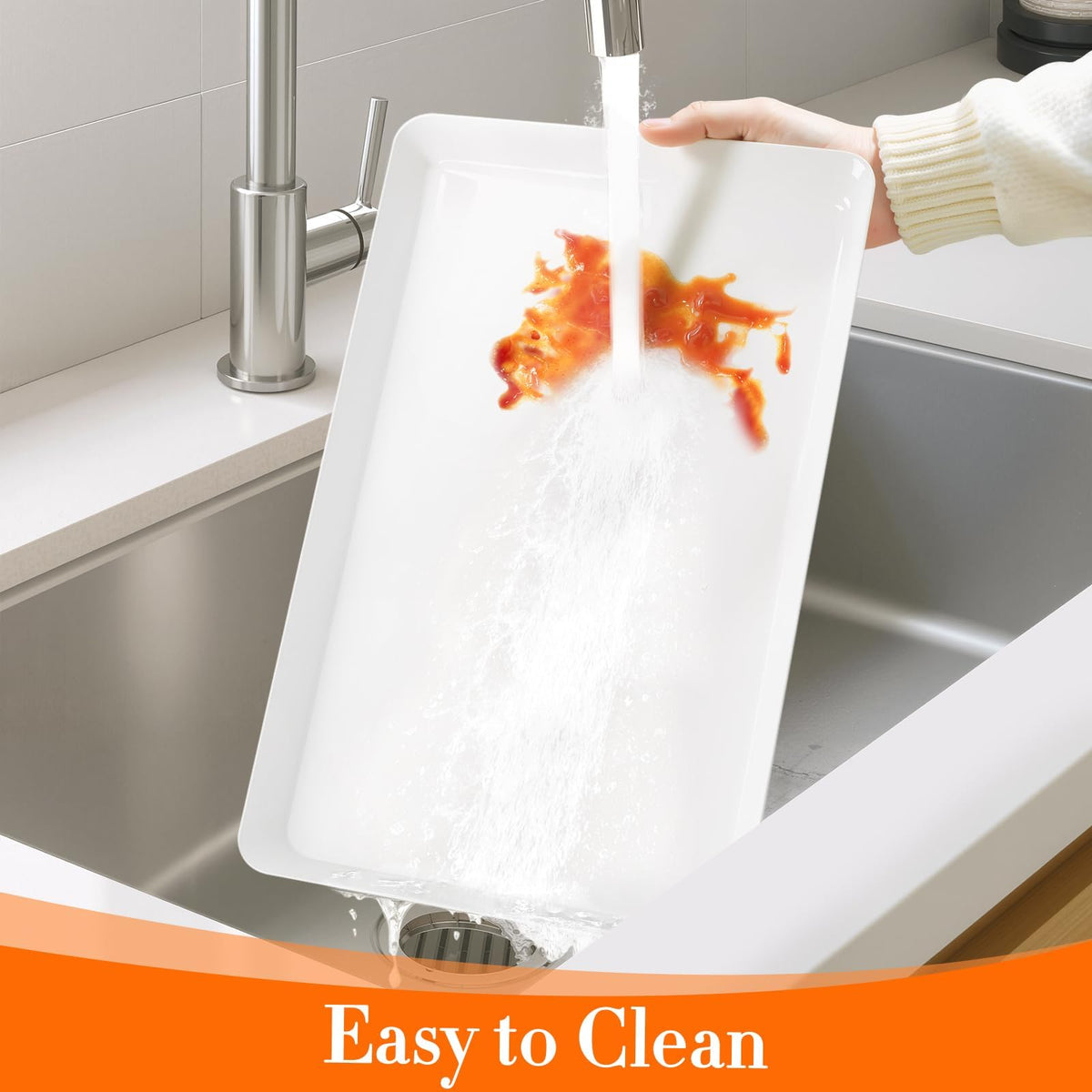 WOWBOX Serving Tray for Entertaining, Serving Platters for Snacks, Fruit, Cookies, Dessert