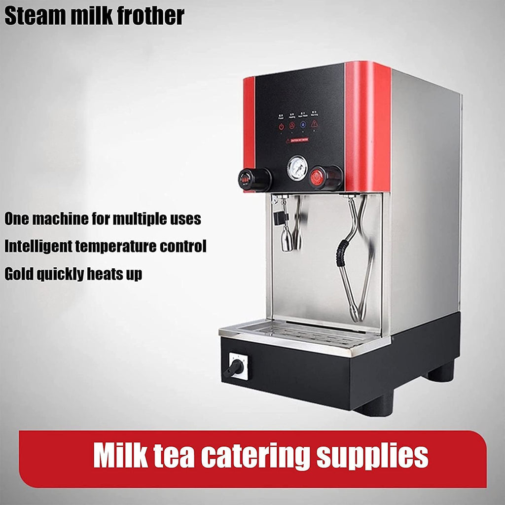 ERoomQ Heating Water Milk Froth All-in-1 Machine,Steam Milk Froth Boiling Water Machine,Commercial Milk Tea Shop Equipment