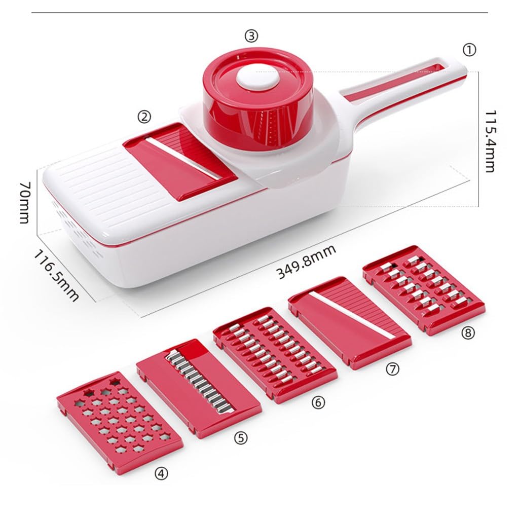 HBJWOV Manual Vegetable Cutter & Radish Grater Kitchen Tool