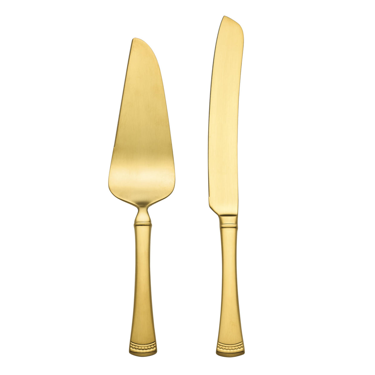Lenox Portola Flatware, 18/10 Stainless Steel, Satin Gold Finish