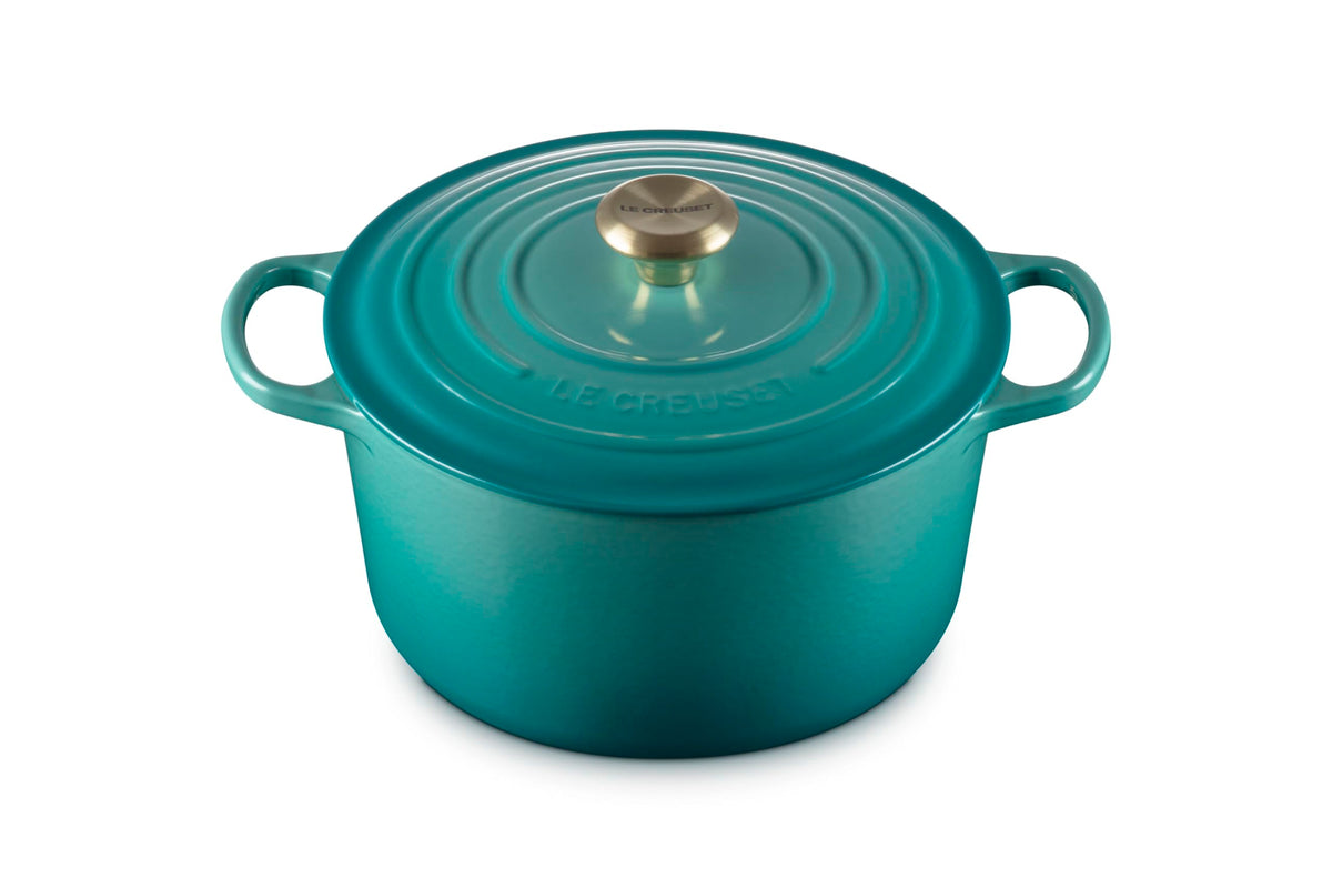 Le Creuset Enameled Cast Iron Signature Deep Round Oven, 6.5 qt., Licorice