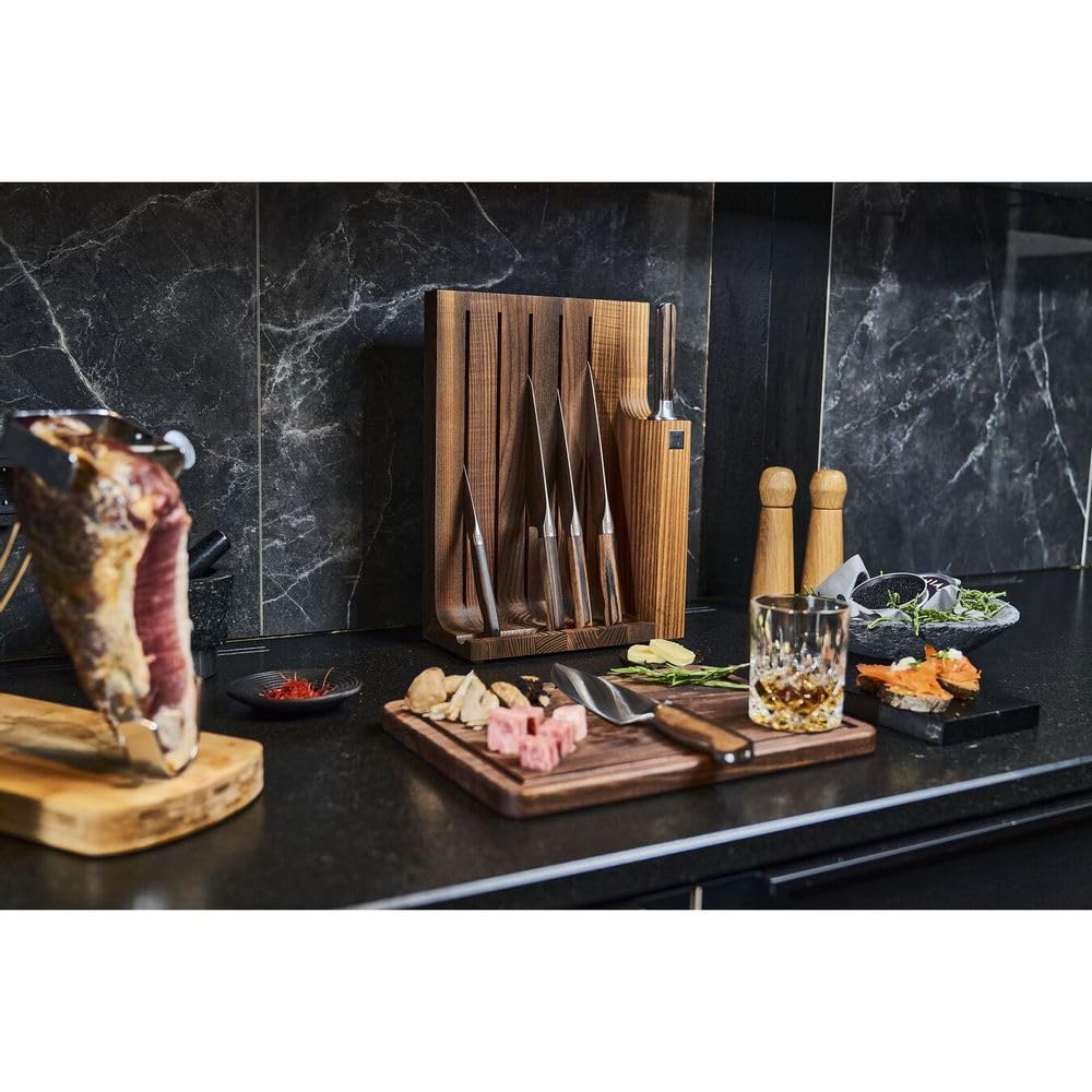 Zwilling J.A. Henckels 7 pieces Knife Block Set Twin 1731 Wood/Steel