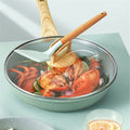 20cm Nonstick Frying Pan with Lid for Induction Cooking