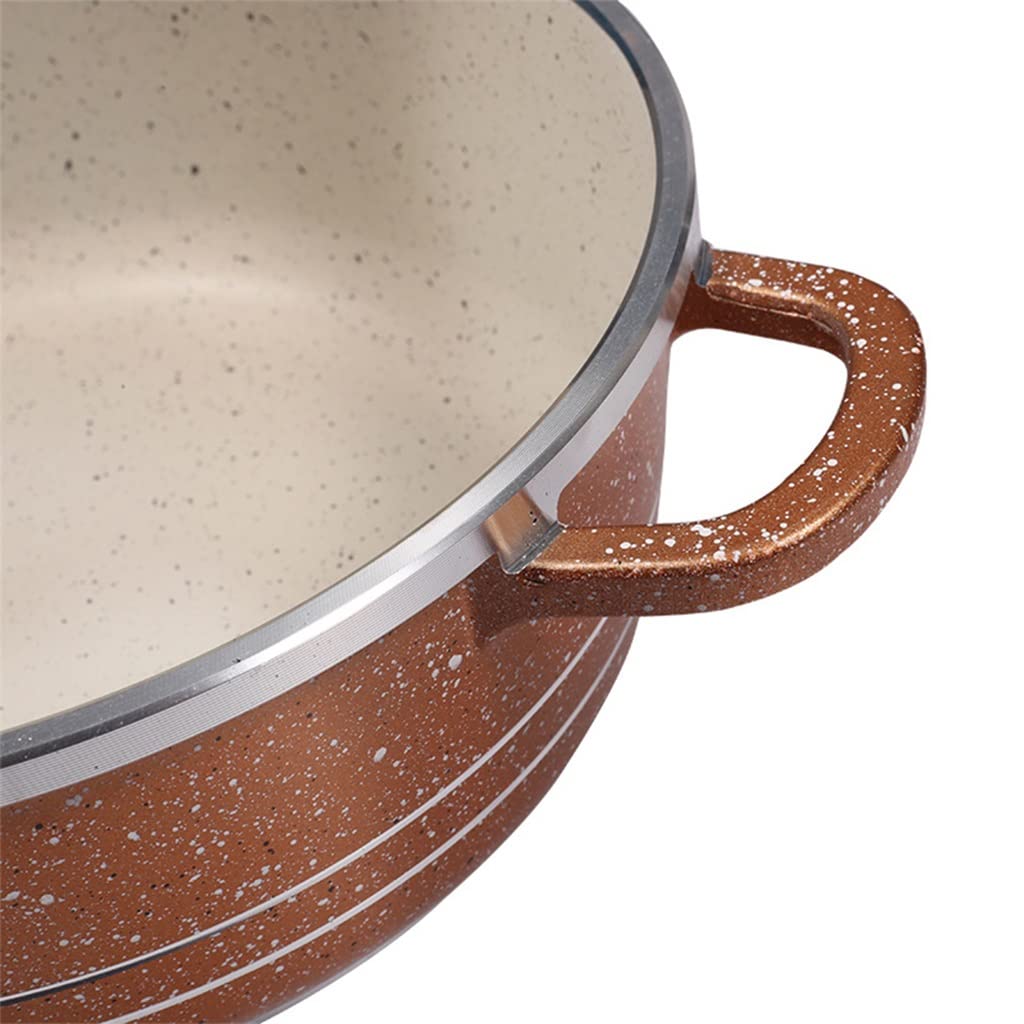TEDILUVI 10-Piece Nonstick Cookware Set with Glass Lids