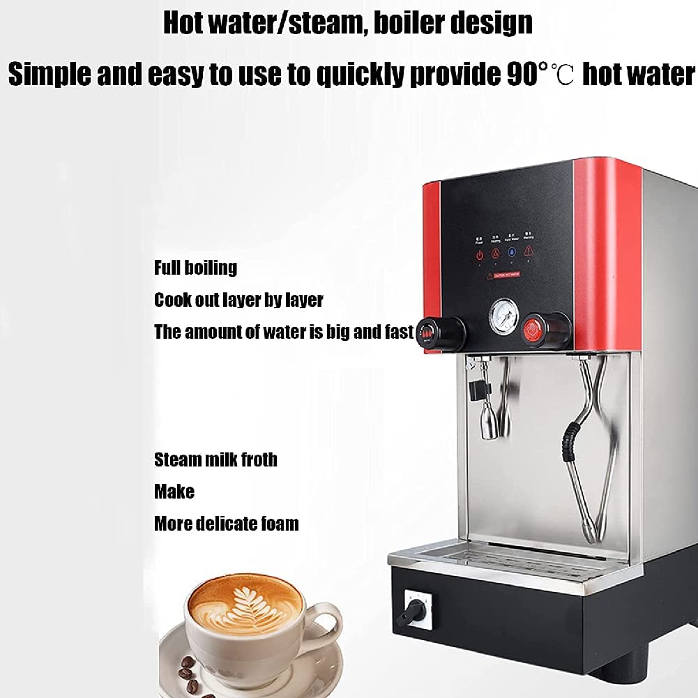ERoomQ Heating Water Milk Froth All-in-1 Machine,Steam Milk Froth Boiling Water Machine,Commercial Milk Tea Shop Equipment