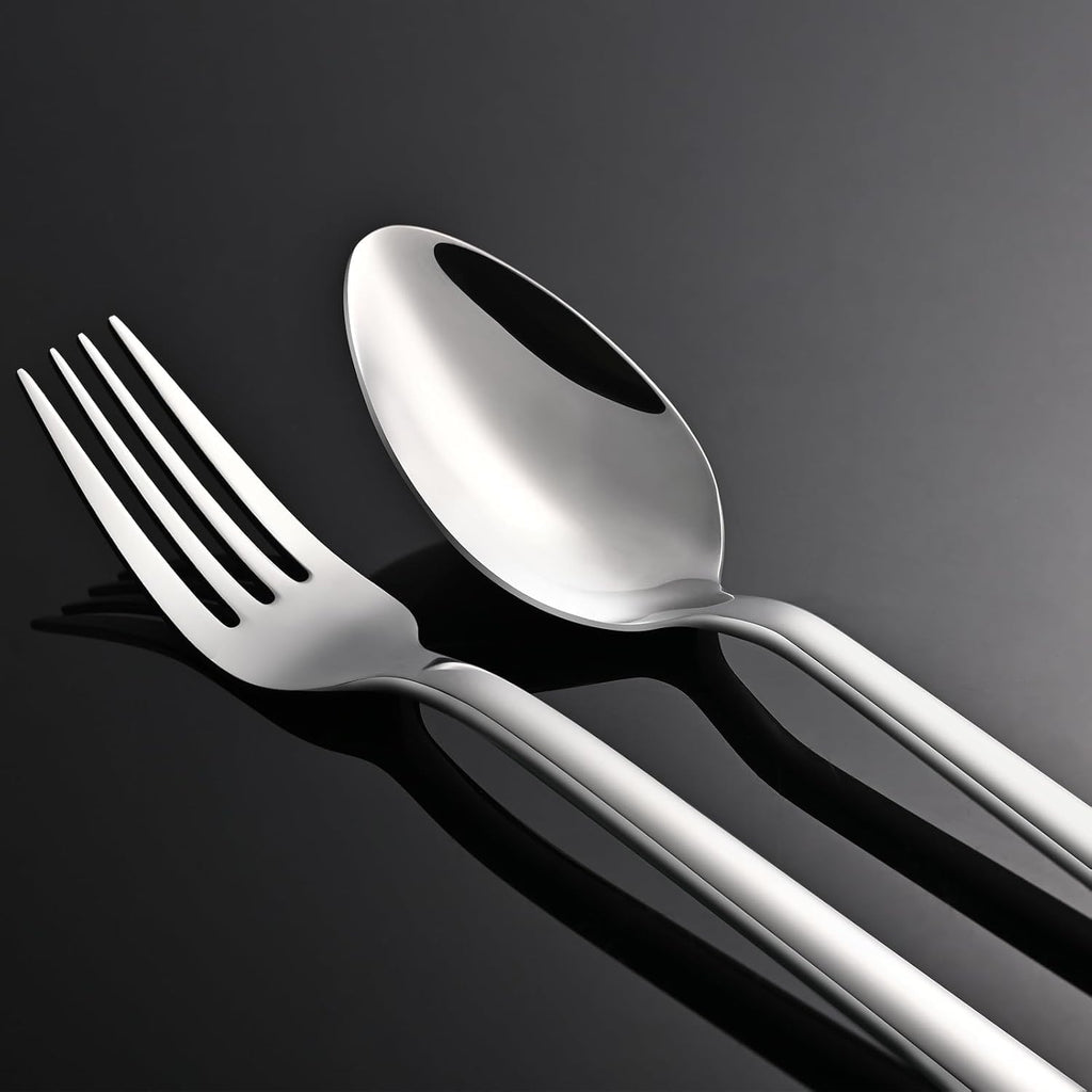 KINGSTONE Silverware Set, Flatware Cutlery Set