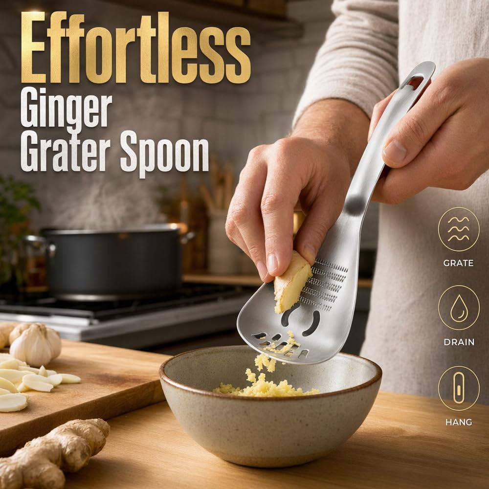 5-in-1 Stainless Steel Cooking Spoon