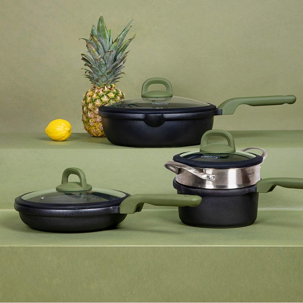 Aluminum Alloy Nonstick Cookware Set with Thick Base