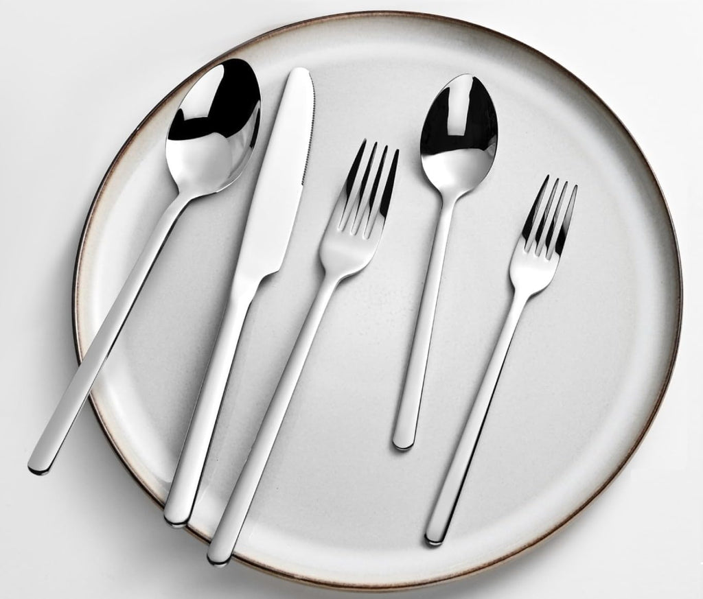 KINGSTONE Silverware Set, Flatware Cutlery Set