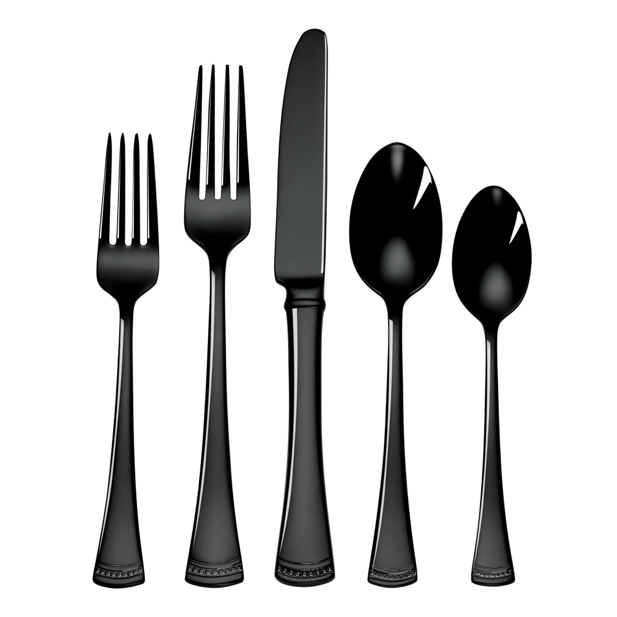 Lenox Portola Flatware, 18/10 Stainless Steel, Satin Gold Finish