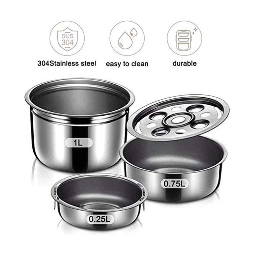 23L Portable Electric Food Heater & Lunch Box Steamer