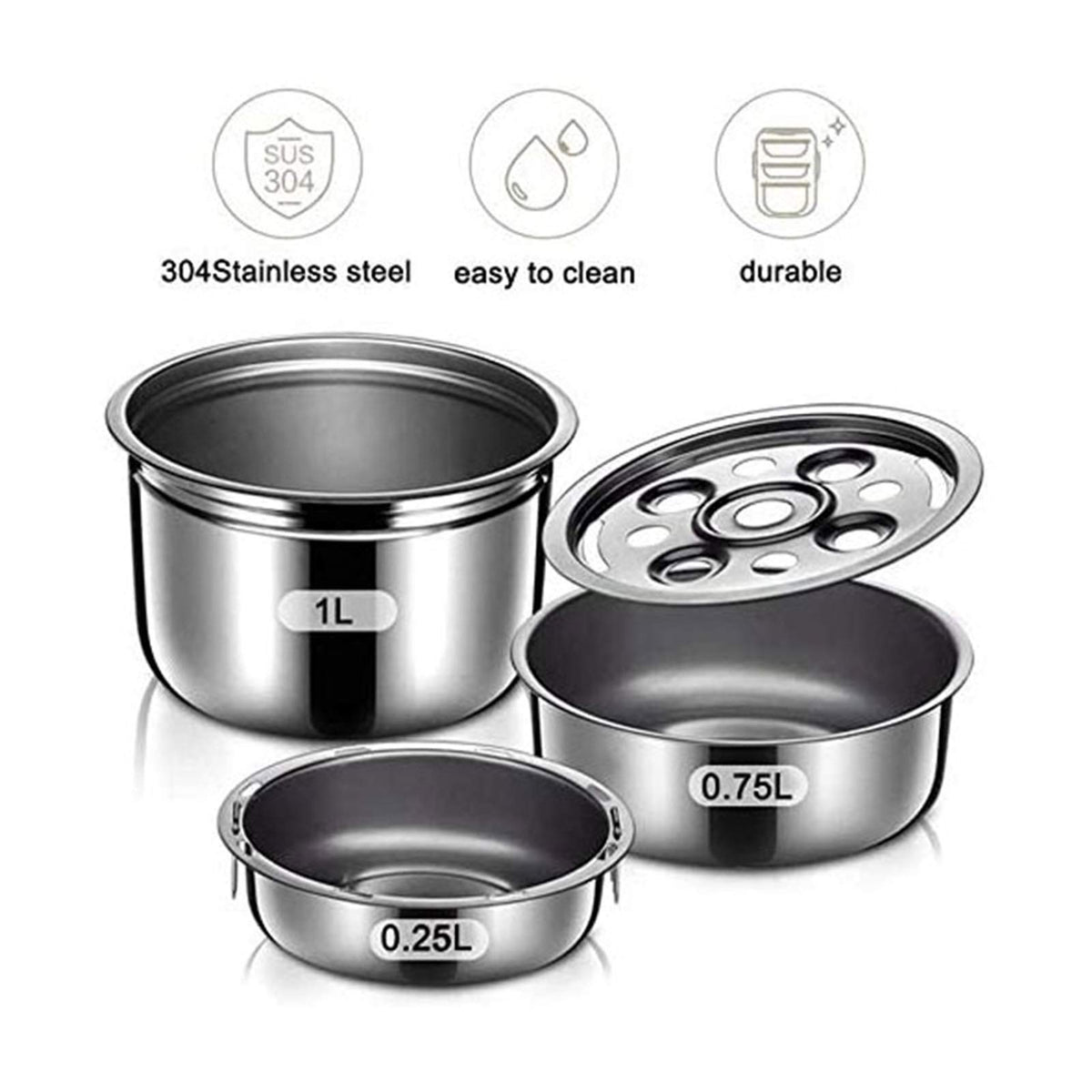 Electric Food Heater 23L Portable Lunch Box Food Steamer for Office and Home