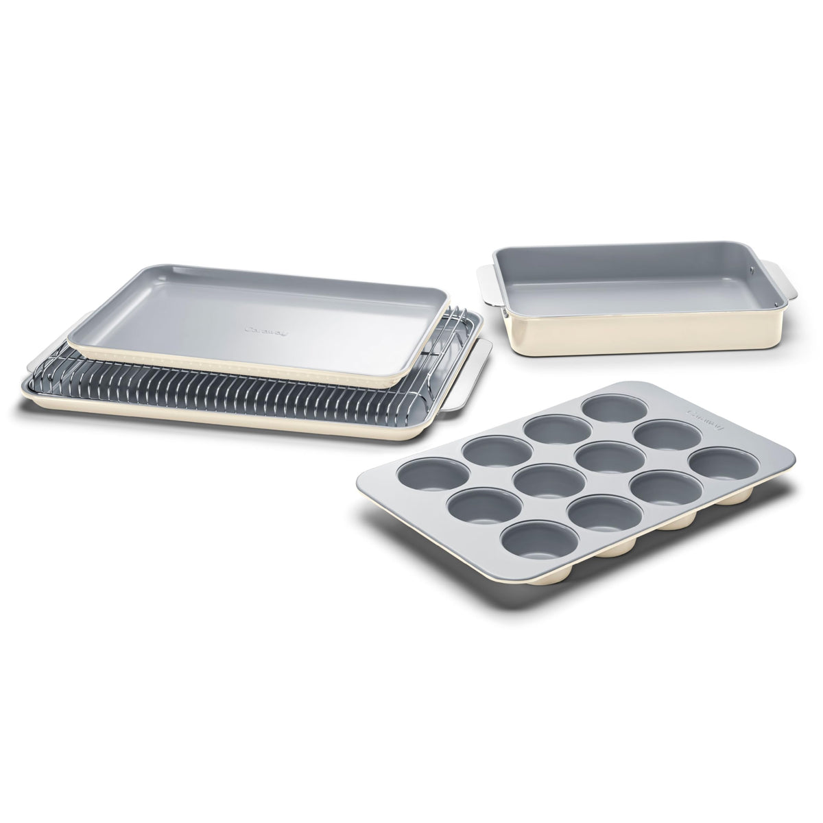 Caraway Nonstick Ceramic-Coated Bakeware Set for Baking