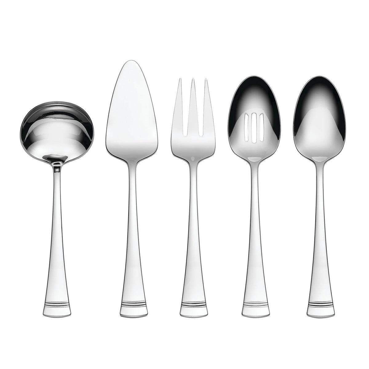 Lenox Portola Flatware, 18/10 Stainless Steel, Satin Gold Finish