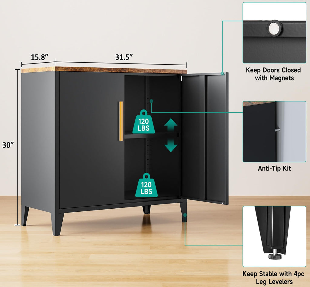 SISESOL Multipurpose Storage Cabinet for Kitchen & Home