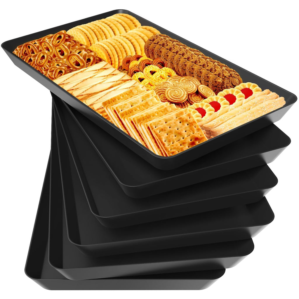 WOWBOX Serving Tray for Entertaining, Serving Platters for Snacks, Fruit, Cookies, Dessert