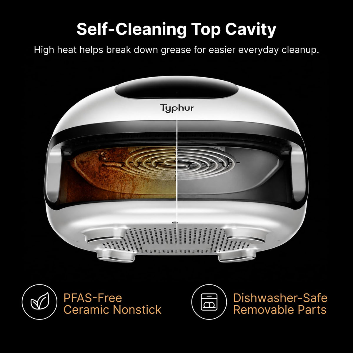 Typhur Dome 2 AI Smart Air Fryer with Advanced Controls