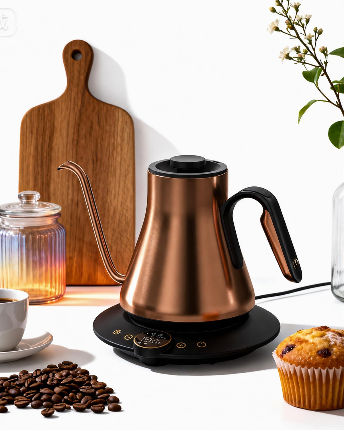 Cocinare FLOW B9 Gooseneck Electric Kettle ±1°F Temperature Control