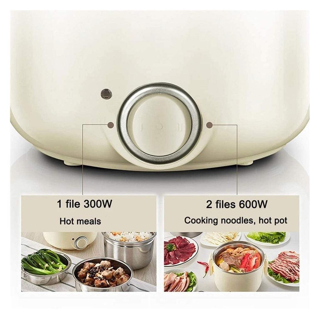 23L Portable Electric Food Heater & Lunch Box Steamer